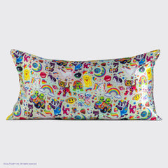 Lisa Frank x Kitsch Satin Pillowcase in The Fantastic World of Lisa Frank 4 Pack - King