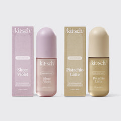 Farmers Market Sunday Duo: Sheer Violet & Pistachio Latte