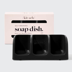 Volumizing Rosemary Black Self Draining Soap Dish Bundle